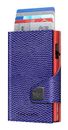 TRU VIRTU Click & Slide Wallet Iguana Glossy Violet / Red