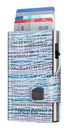 TRU VIRTU Click & Slide Wallet Bamboo Blue / Silver