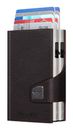 TRU VIRTU Click & Slide Doublewallet Nappa Brown / Silver