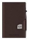 TRU VIRTU Click & Slide Wallet Nappa Brown / Silver