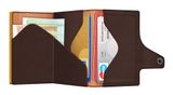 TRU VIRTU Click & Slide Wallet Florence Chocolate / Gold