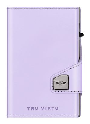 TRU VIRTU Click & Slide Wallet Lilac Matt / Silver