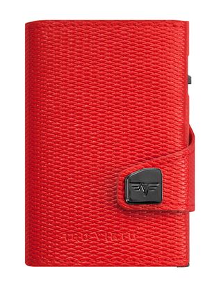 TRU VIRTU Click & Slide Wallet Rhombus Coral / Red