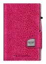 TRU VIRTU Click & Slide Wallet Sting Ray Fuchsia / Silver