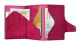 TRU VIRTU Click & Slide Wallet Sting Ray Fuchsia / Silver