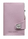 TRU VIRTU Click & Slide Wallet Rhombus Rosé / Silver