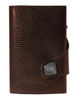 TRU VIRTU Click & Slide Wallet Glossy Blackberry / Brown