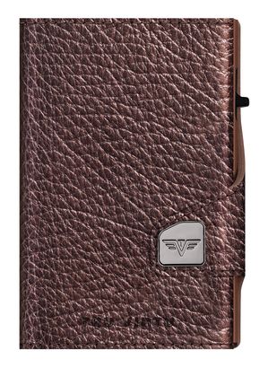 TRU VIRTU Click & Slide Wallet Brown Metallic / Brown