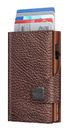 TRU VIRTU Click & Slide Wallet Brown Metallic / Brown TRU VIRTU Click & Slide Wallet Brown Metallic / Brown