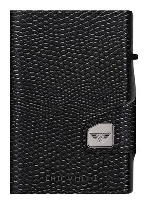 TRU VIRTU Click & Slide Wallet Iguana Glossy Black / Black