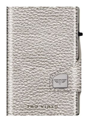 TRU VIRTU Click & Slide Wallet Silver Metallic / Silver