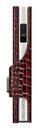 TRU VIRTU Click & Slide Wallet Croco Brown / Silver TRU VIRTU Click & Slide Wallet Croco Brown / Silver