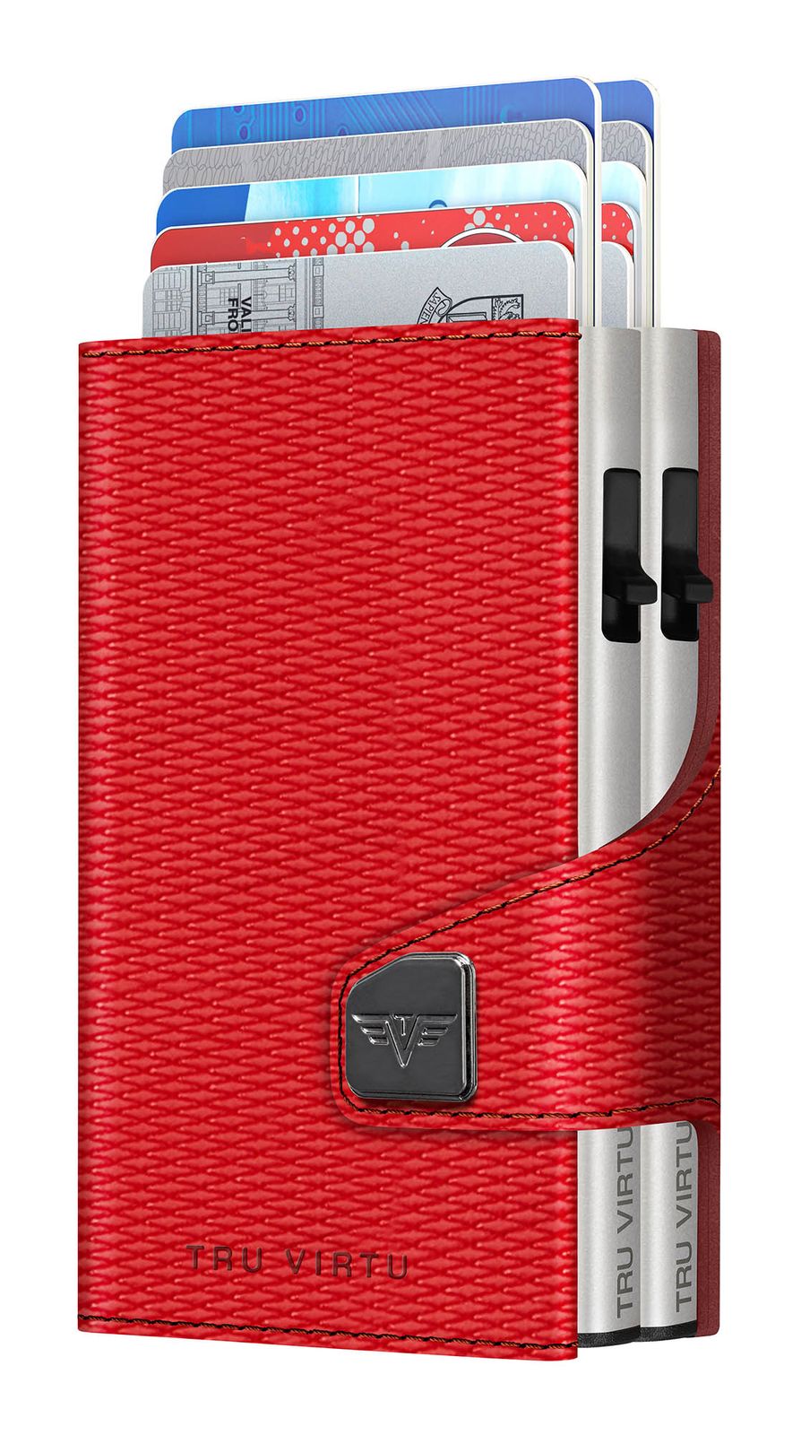 TRU VIRTU Click & Slide Doublewallet Rhombus Coral / Red