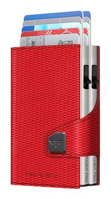 TRU VIRTU Click & Slide Doublewallet Rhombus Coral / Red TRU VIRTU Click & Slide Doublewallet Rhombus Coral / Red