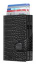 TRU VIRTU Click & Slide Doublewallet Croco Black / Black TRU VIRTU Click & Slide Doublewallet Croco Black / Black
