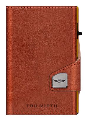 TRU VIRTU Click & Slide Wallet Florence Cognac / Gold TRU VIRTU Click & Slide Wallet Florence Cognac / Gold