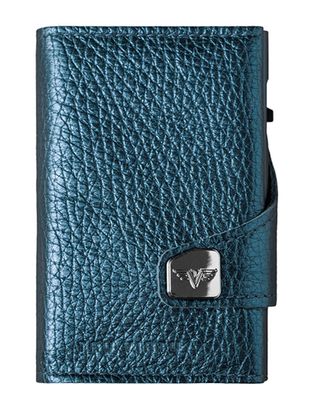 TRU VIRTU Click & Slide Wallet Navy Metallic / Titan