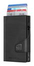 TRU VIRTU Click & Slide Wallet Nappa Black / Black