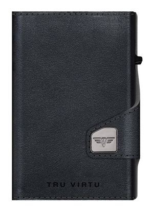 TRU VIRTU Click & Slide Doublewallet Nappa Black / Black