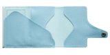 TRU VIRTU Click & Slide Wallet Rhombus Light Blue / Silver TRU VIRTU Click & Slide Wallet Rhombus Light Blue / Silver