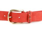 b.belt Anne Ledergürtel W75 Coral Red b.belt Anne Ledergürtel W75 Coral Red