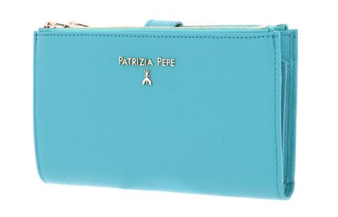 PATRIZIA PEPE City Wallet with Cell Phone Case Lagoon