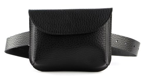 Vanzetti Glitter Radiance Belt & Belt Bag Black Metallic