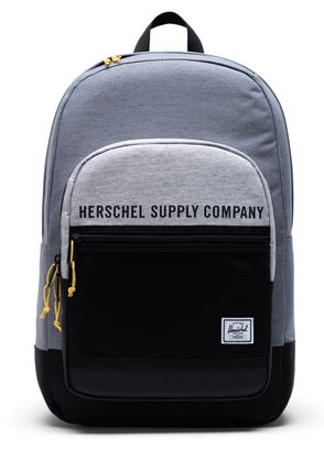 Herschel Kaine Backpack Mid Grey Crosshatch / Light Grey Crosshatch / Black