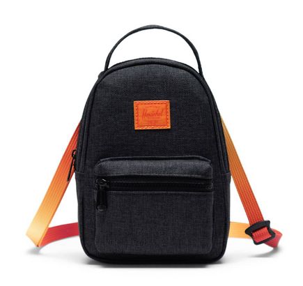 Herschel Nova Crossbody Black Crosshatch Sunset