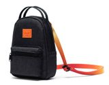 Herschel Nova Crossbody Black Crosshatch Sunset