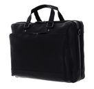 LEONHARD HEYDEN Dakota Zipped Briefcase 2 Compartments Black