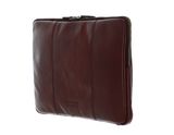 LEONHARD HEYDEN Cambridge Zipped Laptop Case S Red Brown