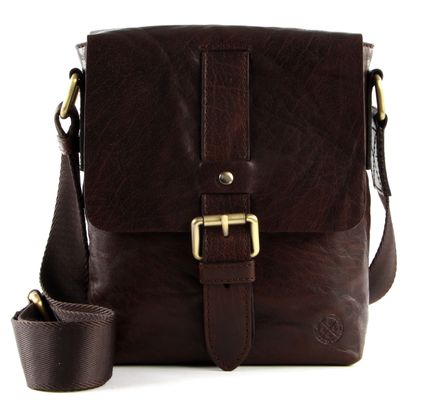 SADDLER George Messenger Bag S Dark Brown