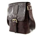 SADDLER George Messenger Bag S Dark Brown