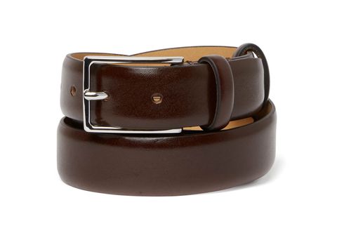 SADDLER Palm Belt W90 Black / Cognac - kürzbar