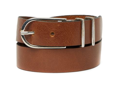 SADDLER Kopervik Belt W80 Cognac / Silver