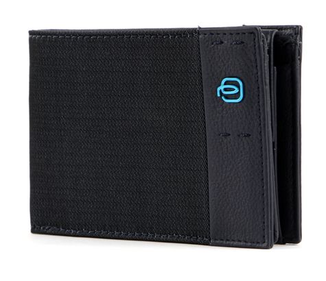 PIQUADRO P16 Men´s Wallet With Flip Up ID Window Chevron / Blu