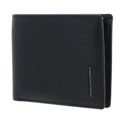 PIQUADRO Modus Special Men´s Wallet With Coin Pocket RFID Nero