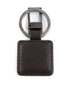 PIQUADRO Black Square Keychain With Carabiner Testa di Moro PIQUADRO Black Square Keychain With Carabiner Testa di Moro