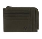 PIQUADRO Black Square Credit Card Holder RFID Verde