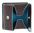 PIQUADRO Blue Square Square Coin Pocket Mogano PIQUADRO Blue Square Square Coin Pocket Mogano