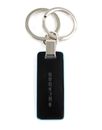PIQUADRO Blue Square Two-Ring Keychain Nero PIQUADRO Blue Square Two-Ring Keychain Nero