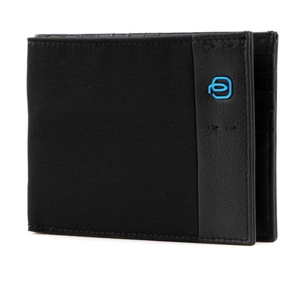 PIQUADRO P16 Men´s Wallet Chevron / Nero