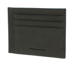 PIQUADRO Black Square Pocket Credit Card Pouch RFID Verde