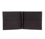 PIQUADRO Black Square Men´s Wallet With Money Clip RFID Testa di Moro PIQUADRO Black Square Men´s Wallet With Money Clip RFID Testa di Moro