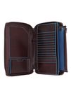 PIQUADRO Blue Square Travel Document Holder Mogano PIQUADRO Blue Square Travel Document Holder Mogano