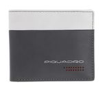 PIQUADRO Urban Men´s Wallet Removable Document Facility RFID Grigio / Nero