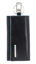 PIQUADRO Blue Square Key Holder Nero