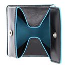 PIQUADRO Blue Square Square Coin Pocket Nero PIQUADRO Blue Square Square Coin Pocket Nero
