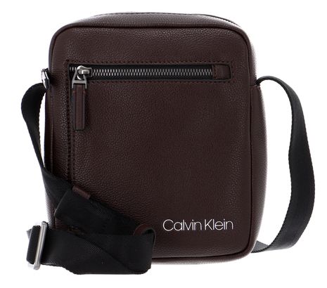 Calvin Klein CK QT Pocket Mini Reporter Dark Brown